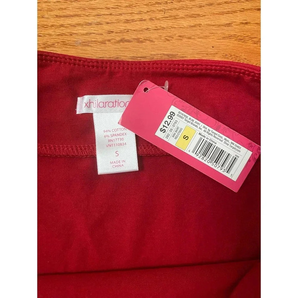 New With tags Xhilaration Red Mini Skirt Size Small - Picture 3 of 5